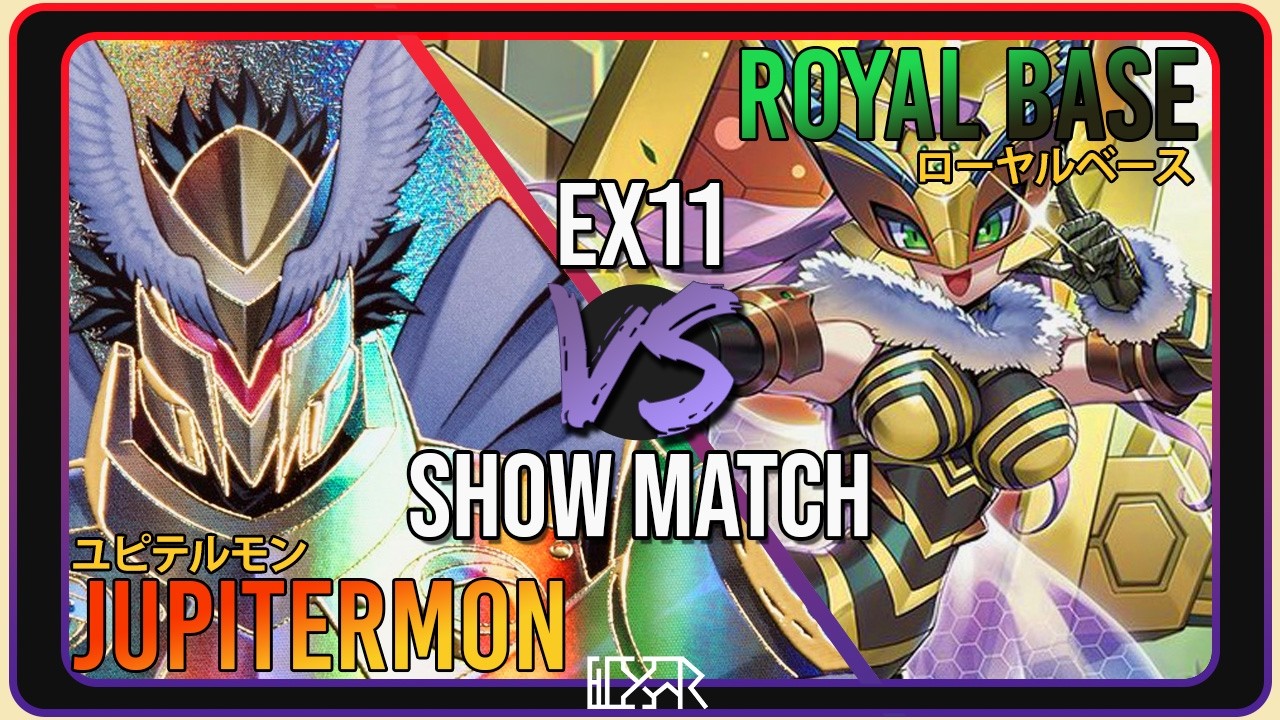 Комментарий к матчу Юпитермон против Королевской базы [Digimon TCG EX11 Show Match]