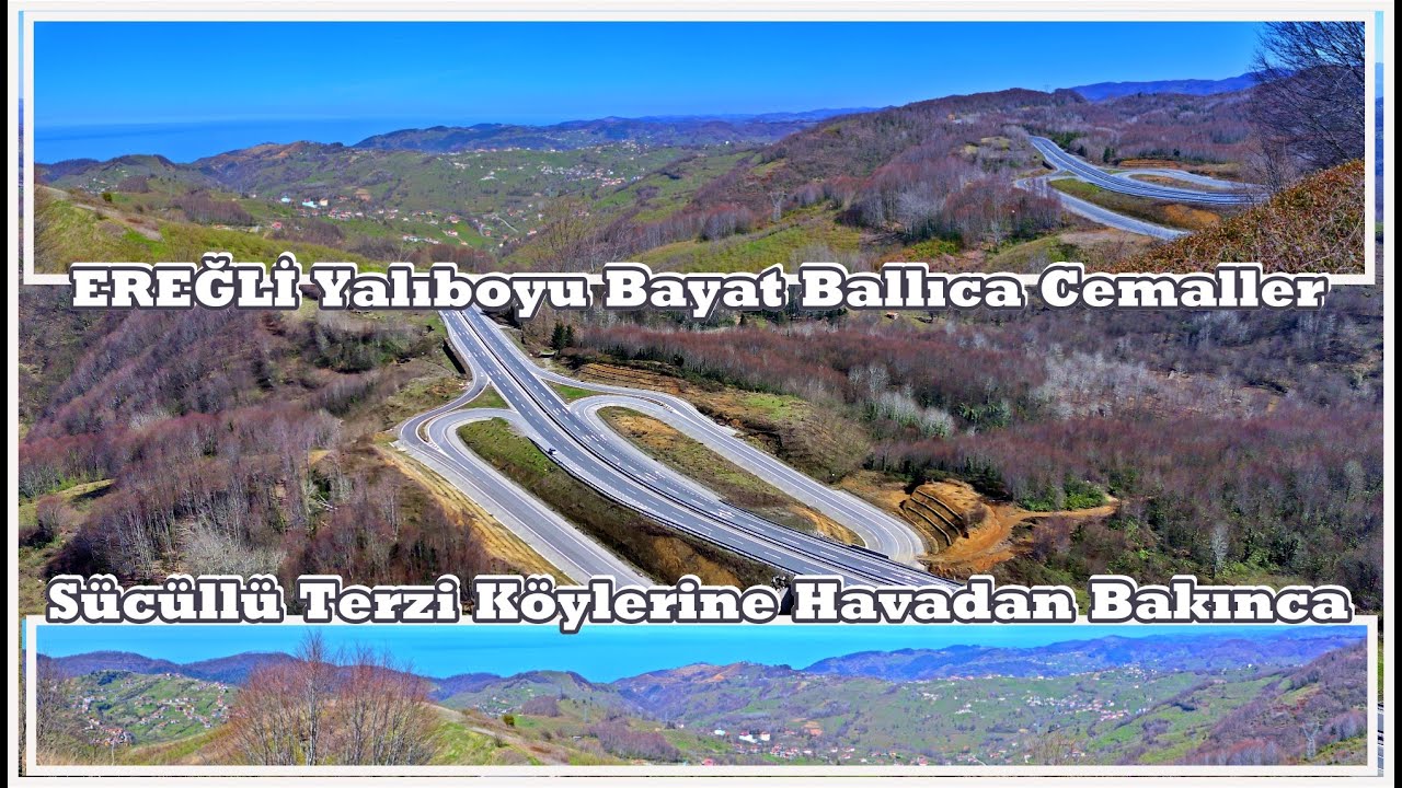 EREĞLİ Yalıboyu Bayat Ballıca Cemaller Sücüllü Terzi Köylerine Havadan Bakınca #Ereğli #Yalı #Terzi