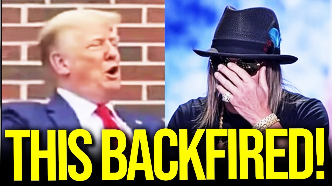 Kid Rock BACKFIRE causes Trump MELT DOWN