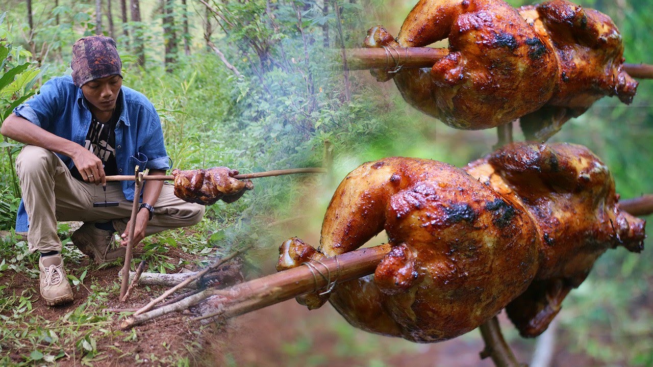 PANGGANG AYAM DI HUTAN DAN TEH PINUS