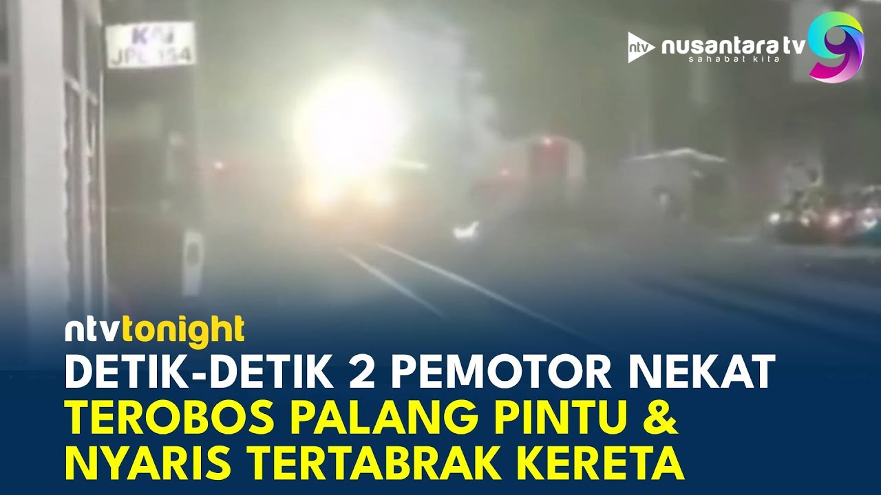 NGERI! Dua Pemotor Hampir Digilis Kereta  Berkecepatan Tinggi di Bandung | NTV TONIGHT