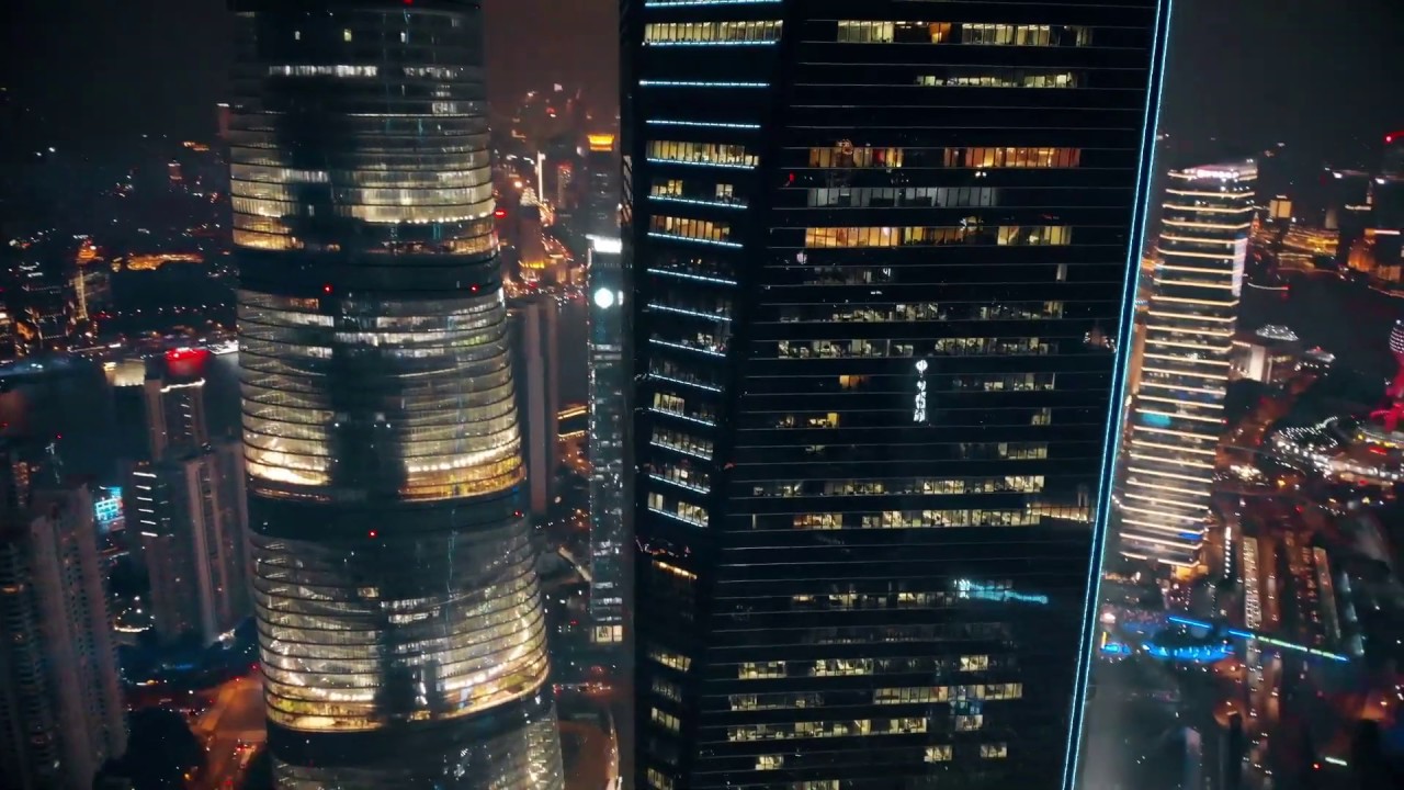 Cinematic Drone shots of 陸家嘴 （Lujiazui）,Shanghai,China, DJI Mavic Air