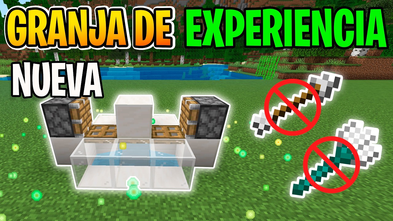 ✅LA MEJOR GRANJA DE XP &iexcl;F&Aacute;CIL! para Minecraft Bedrock 26.32