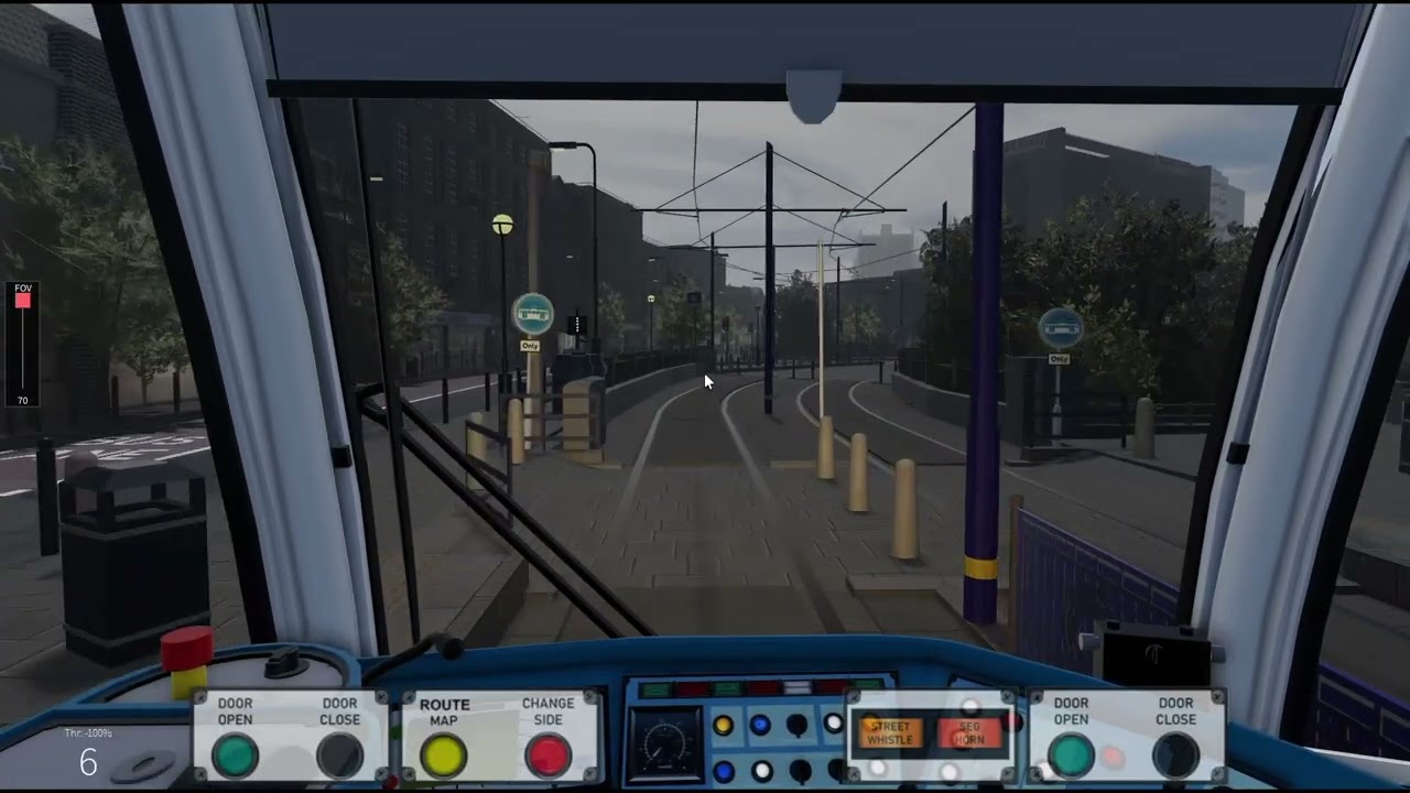 Bathwick low-floor Tram K5000 (Snow hill - Arnold)