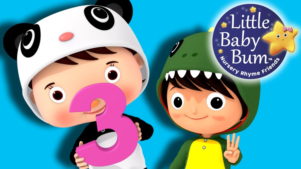 Number 3 Song | Nursery Rhymes for Babies by LittleBabyBum - ABCs and 123s