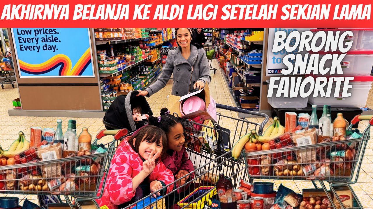 Belanja ke Aldi gudangnya cemilan favorite borong snack lagi! 