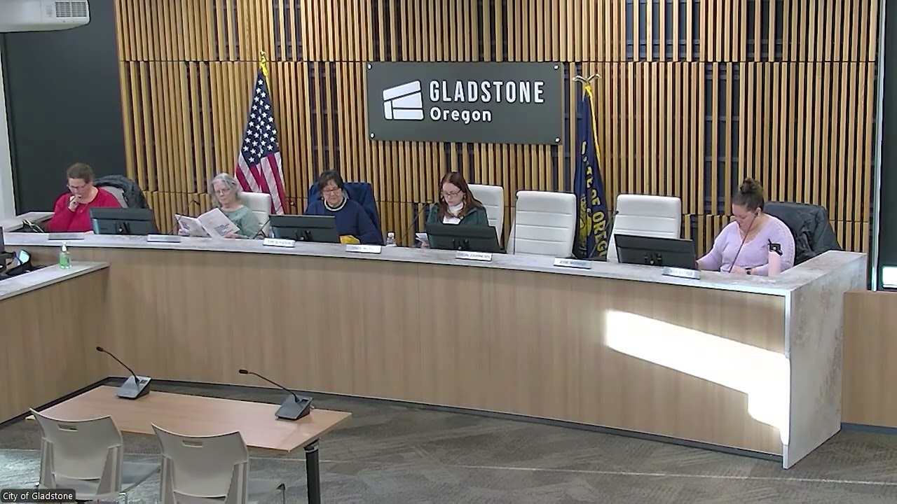 Gladstone Community Center Advisory Board Meeting January 20, 2026