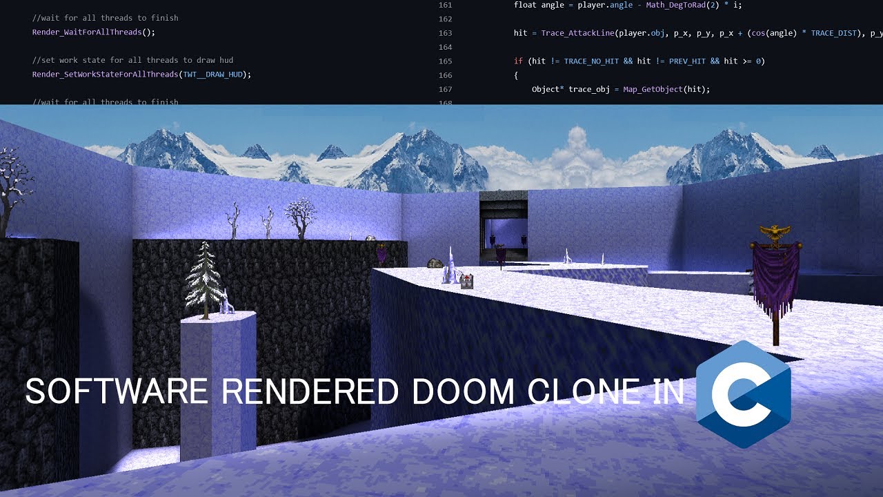 I made a Doom clone in C