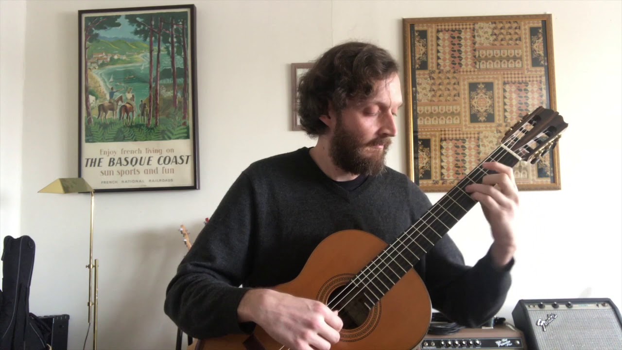 J.S. Bach: Invention 9 BWV 780 - Solo Guitar, Brian Gaudino