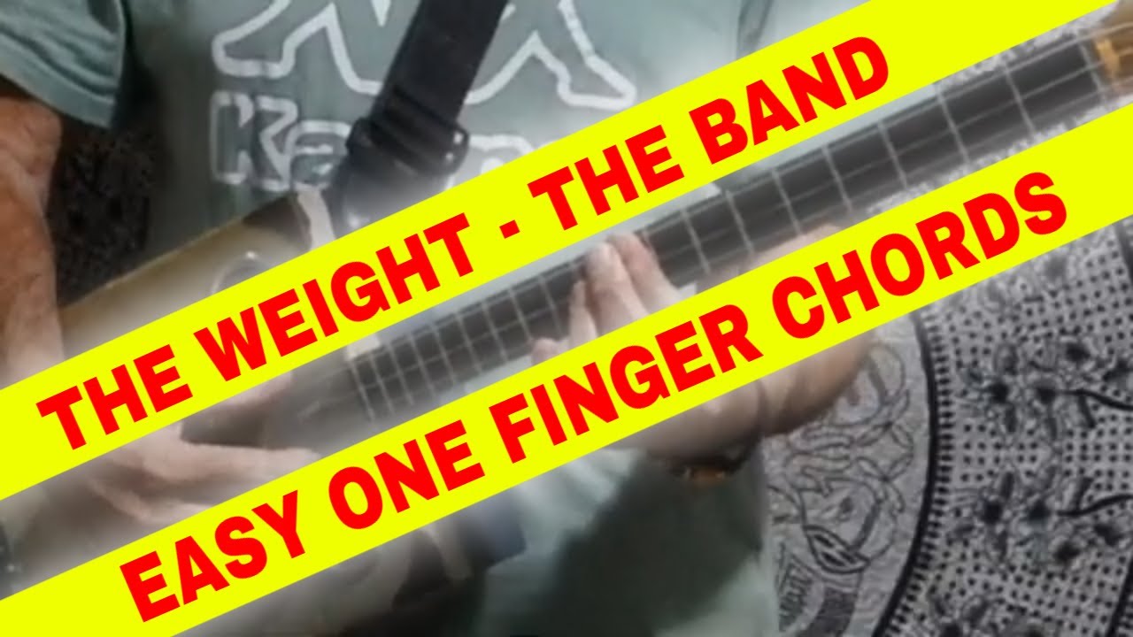 The Weight by The Band - easy one finger cigarbox guitar tutorial