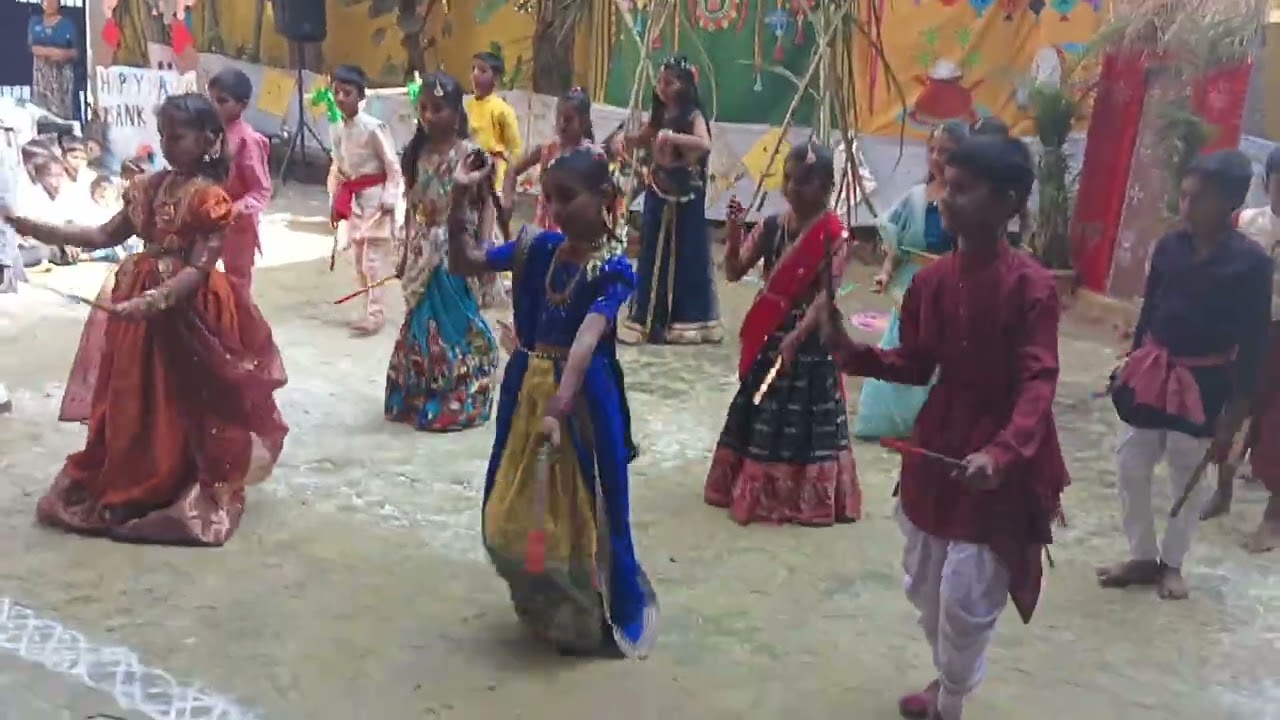 Sankranti  dance performance by students @StmaryshighschoolPoodur 