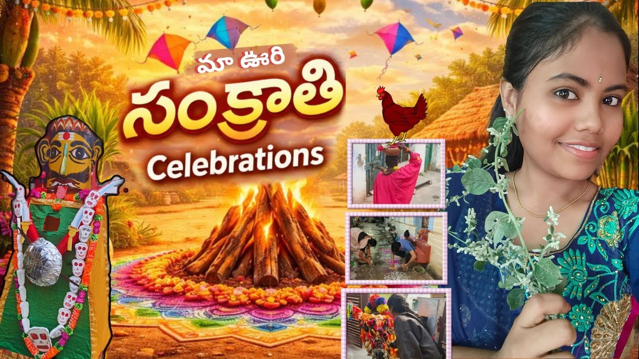 కోడి పందాలు ఇలా జరుగుతాయా🤔🐓 | Sankranti Celebrations| Bloomybhavana vlogs😍