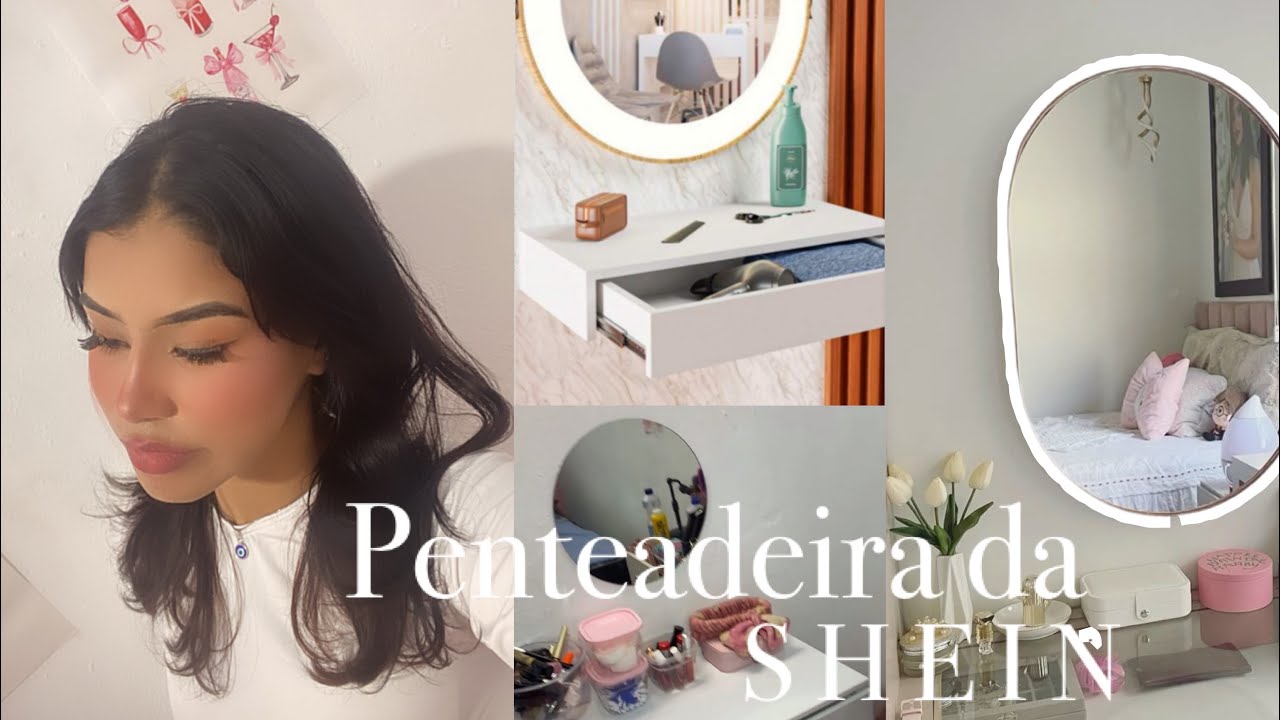 Montando a penteadeira da shein - penteadeira jade + organização ✨