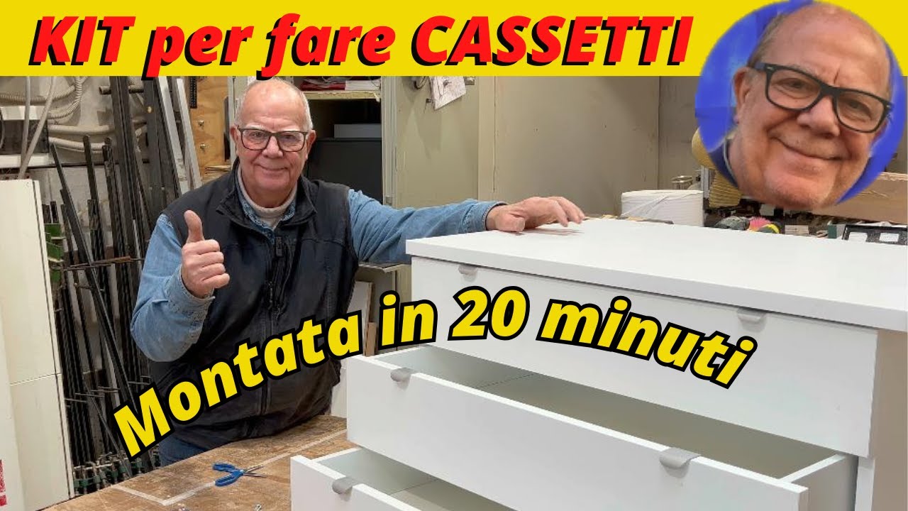 Fare un cassetto facile ed economico con il kit dell&rsquo; Emuca