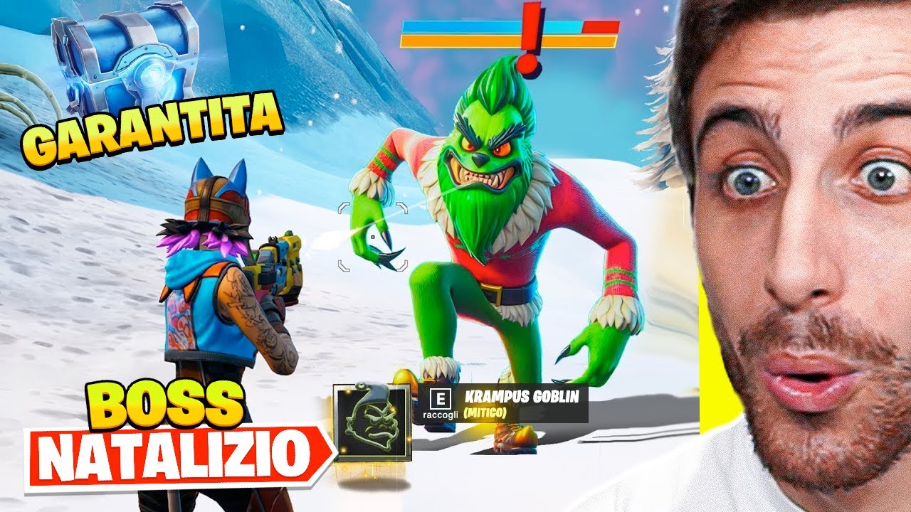 Gioco con SOLO il Loot del *NUOVO* BOSS di NATALE e VINCO! Capitolo 5 Fortnite ITA!