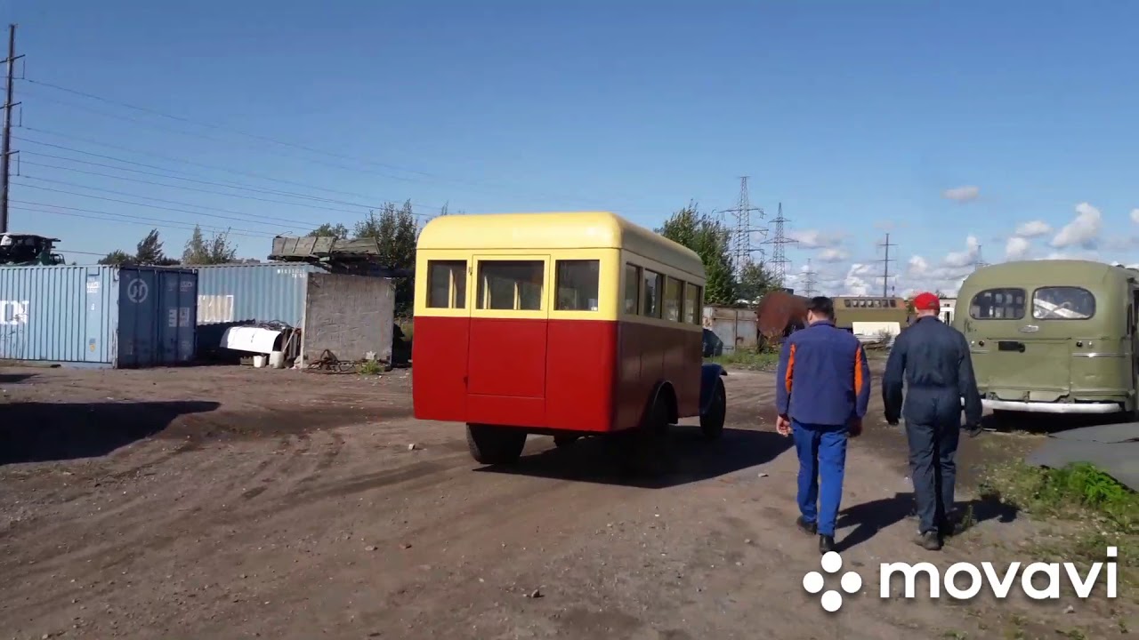 Обкатка автобуса ГАЗ 03-30