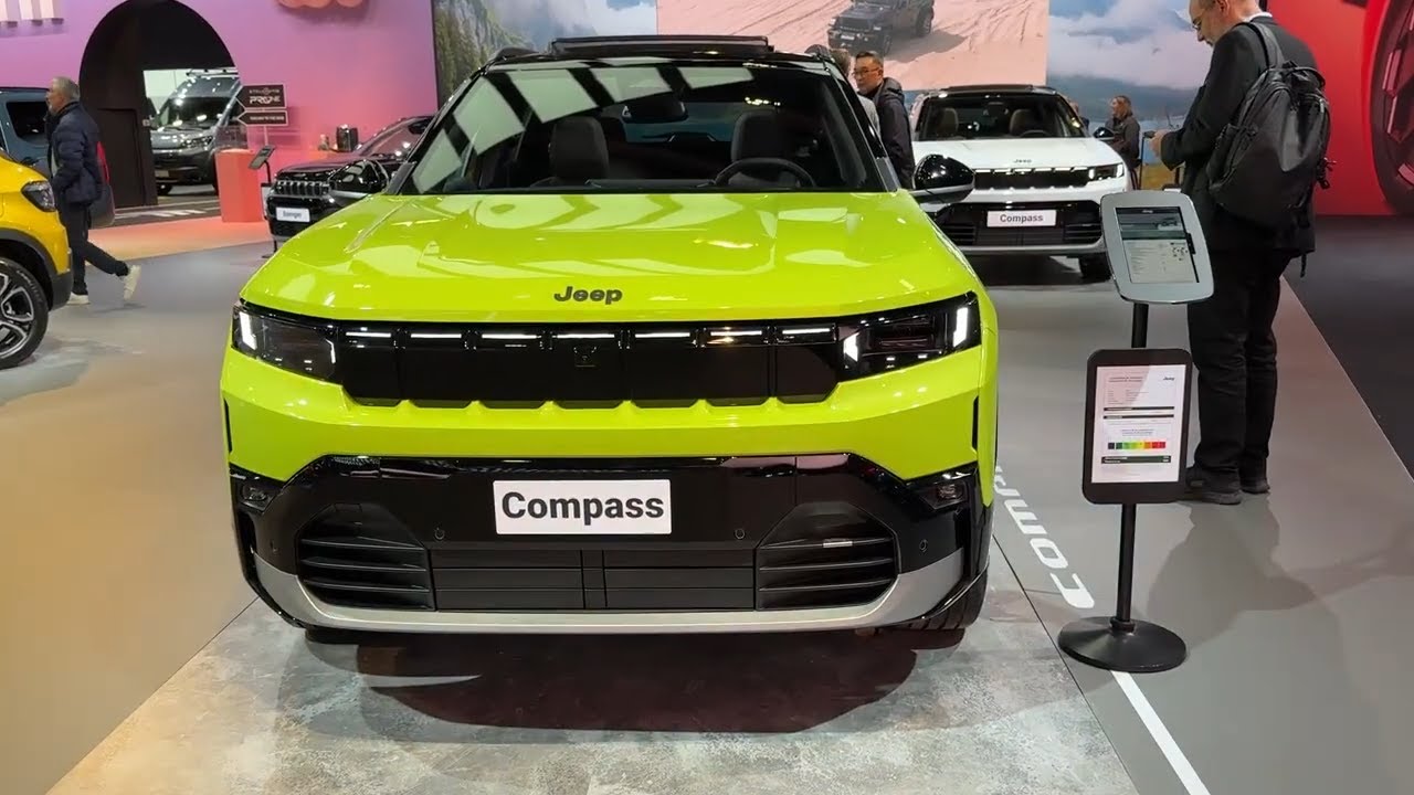 New Jeep Compass (2026) &ndash; Finally Electric & 650km Range! | Interior & Walkaround Brussels Auto Show