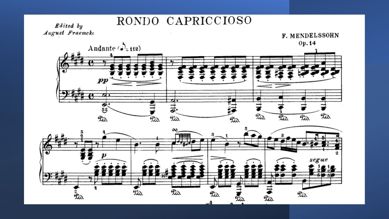 Mesmerizing Mendelssohn: Rondo Capriccioso, Op. 14 - A Dazzling Piano Masterpiece [Tom Pascale]