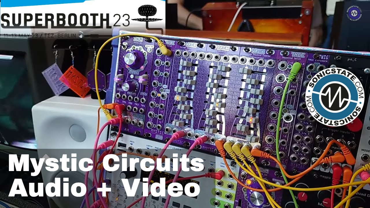 Superbooth 2023: Mystic Circuits - Audio and Lofi Visual Modules