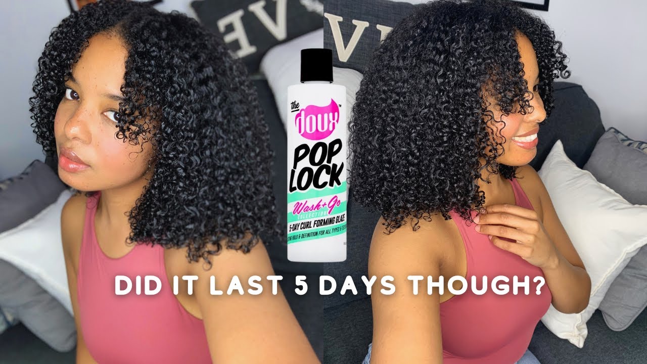 TRYING THE DOUX  POP LOCK 5-DAY CURL FORMING GLAZE (3C/4A HAIR)