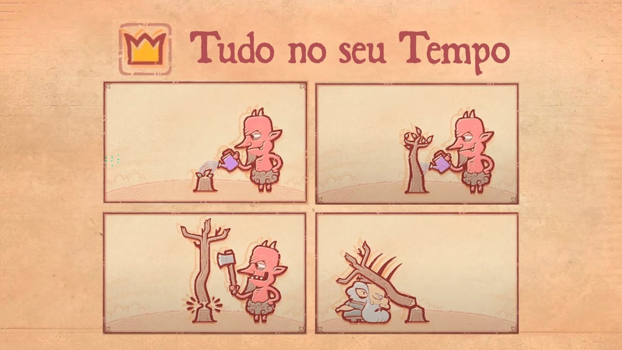 um jogo de que você tem que contar histórias pra passar do puzzle