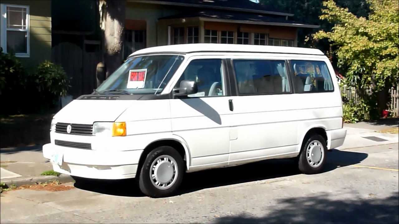 Классический VW Eurovan Poptop 1993 года выпуска