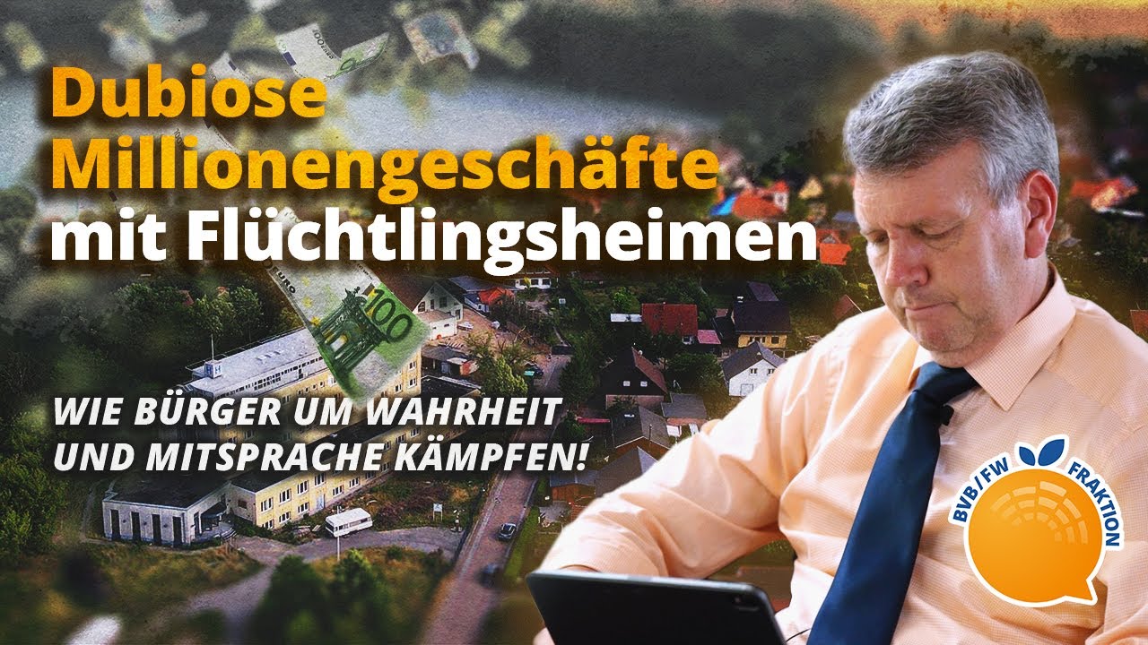 🏢 Dubiose Millionengeschäfte mit Flüchtlingsheimen 💼