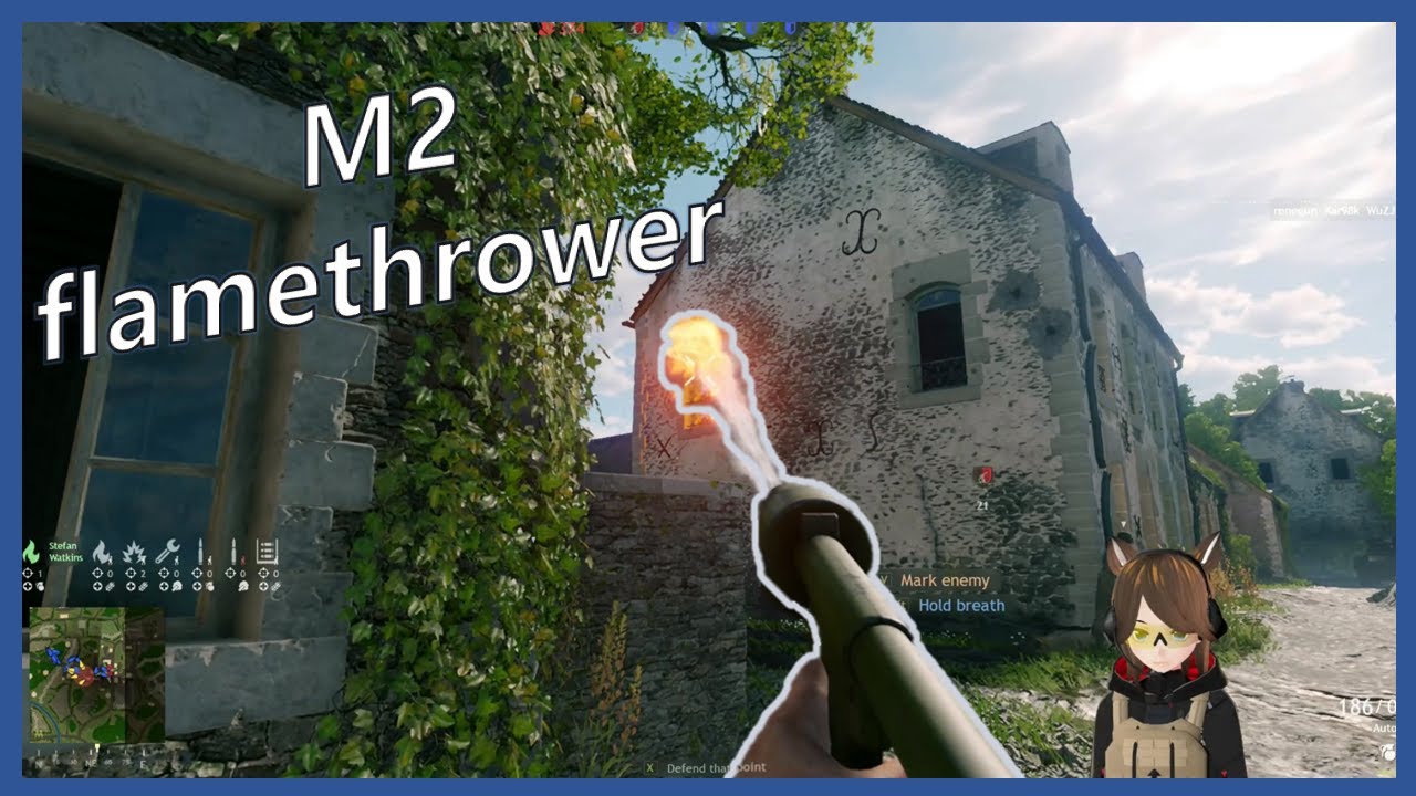 Let's burn the enemy - Enlisted M2 flamethrower