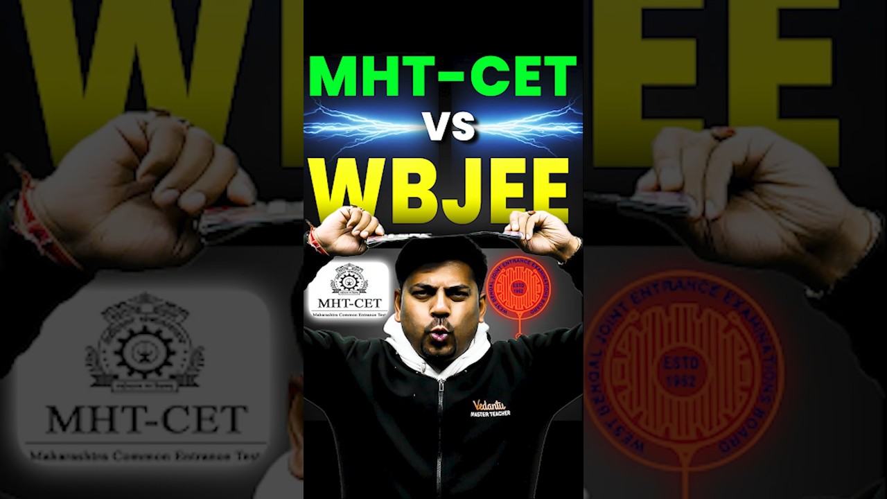 WBJEE is better than MHT-CET?🤔 #jee #jee2025 #jeemains #jeeadvanced #shorts #education #iit #iitjee