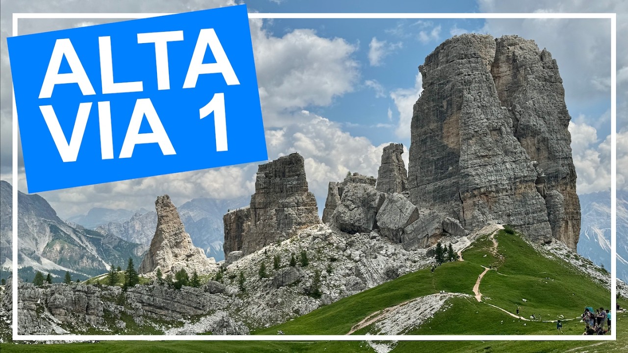 🇮🇹 Dolomites | Alta Via 1 | #7 Cinque Torri to Cortina by foot, chairlift and gondola