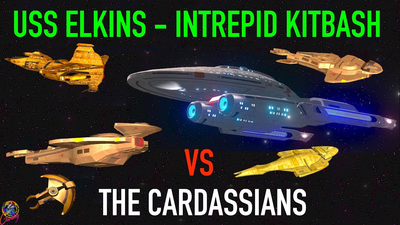 Elkins Class Kitbash VS Cardassian Union - Star Trek Starship Battles