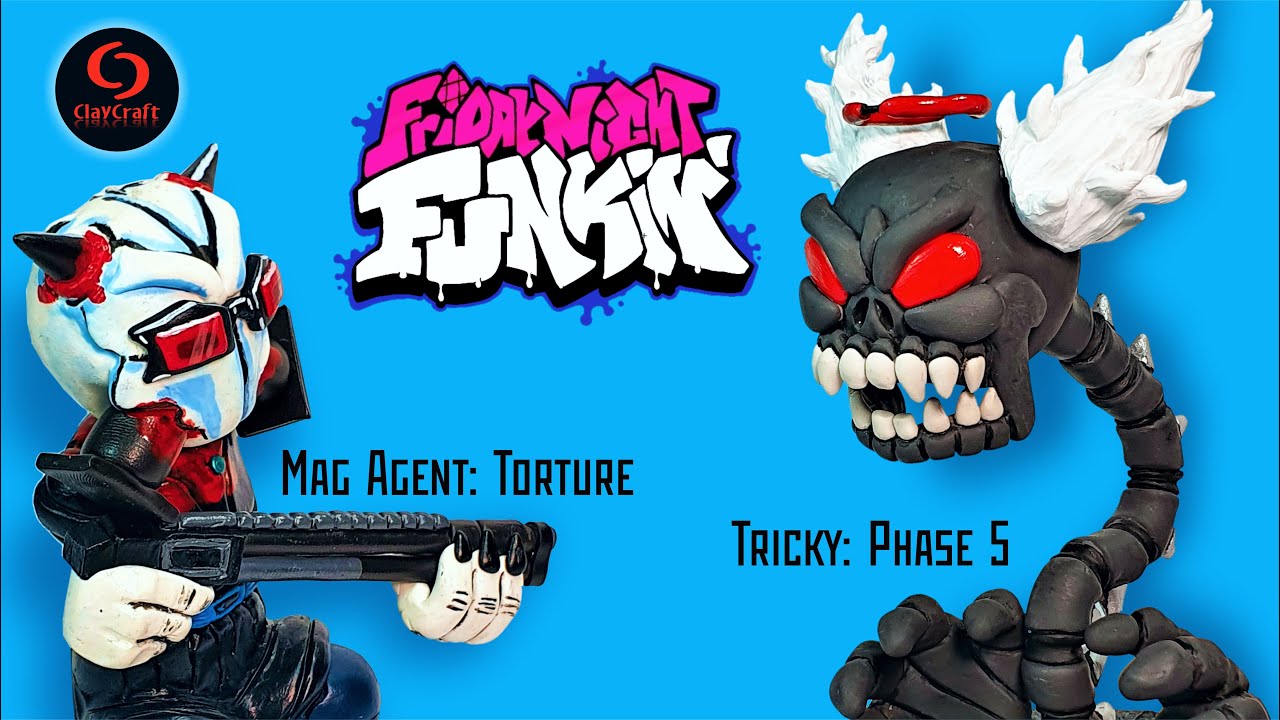 Tricky Phase 5, Mag Agent Torture with clay | Tricky Mod | FNF | Madness Combat
