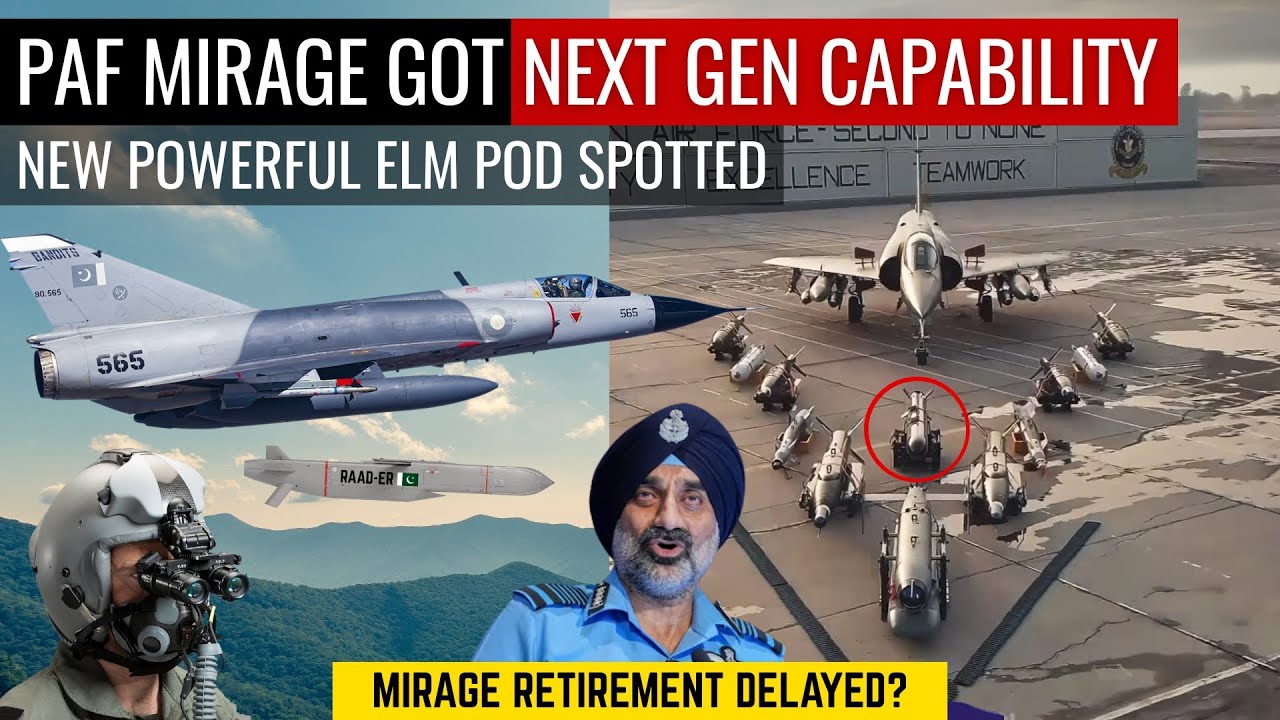 PAF Mirage Got Next Gen Capability | New Powerful ELM Pod Spotted | Defence Outpost