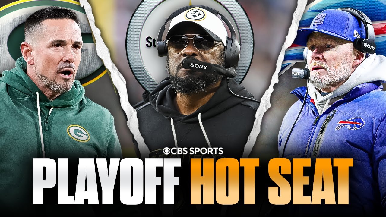 Which NFL coaches are on the HOT SEAT with a loss in the Wild Card Round? 🤔