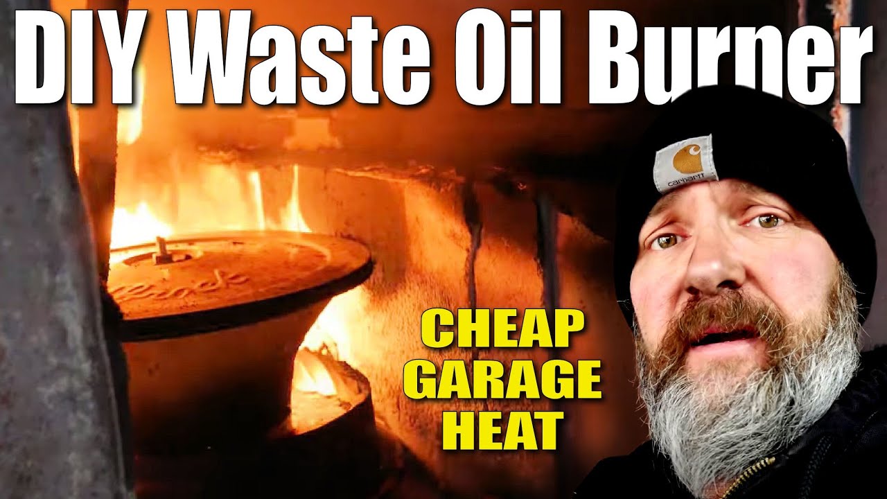 DIY Waste Oil Burner ~ Converting a Wood Stove for CHEAP Garage Heat