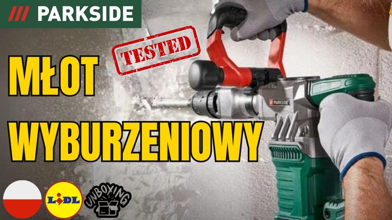 MŁOT WYBURZENIOWY Parkside PAH 1300 B1 POLSKA POLSKI LIDL