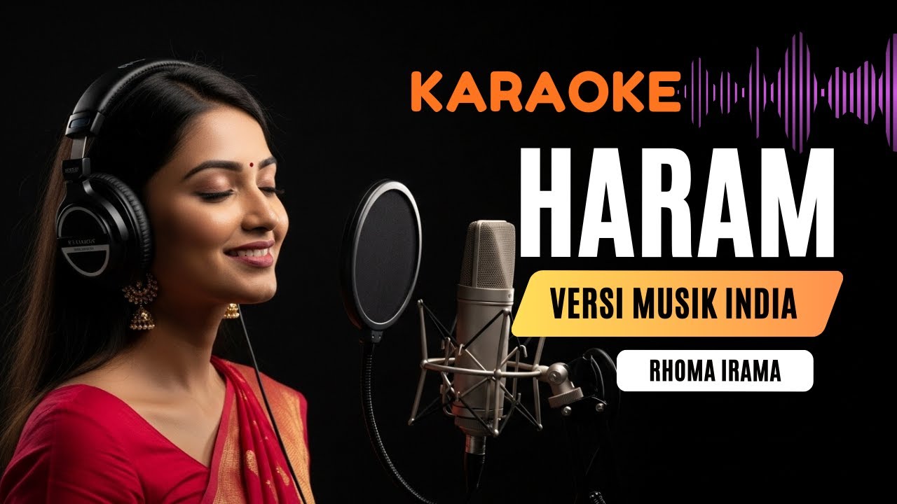 HARAM – Rhoma Irama & Rita Sugiarto | Karaoke Dangdut Versi Musik India