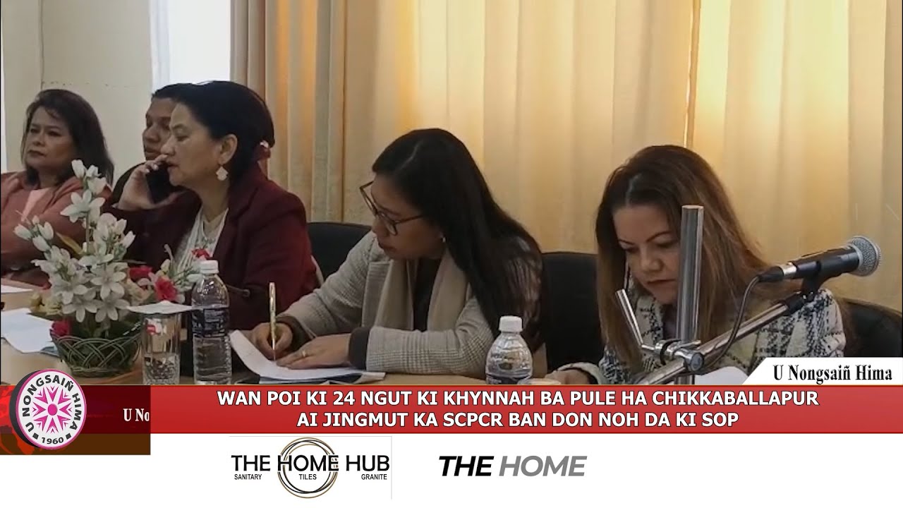 WAN POI KI 24 NGUT KI KHYNNAH BA PULE HA CHIKKABALLAPUR,AI JINGMUT KA SCPCR BAN DON NOH DA KI SOP