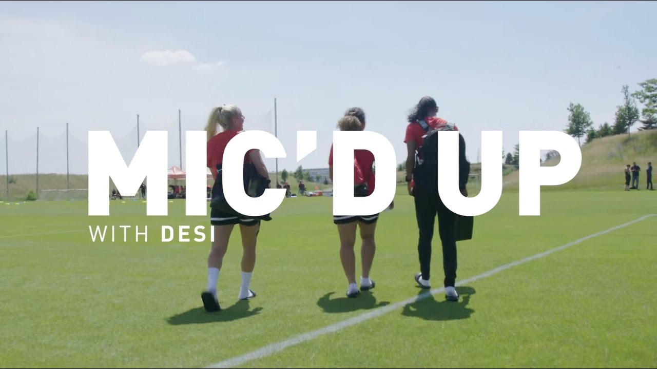 Mic'd Up | Desiree Scott Trains w/CANWNT in Toronto