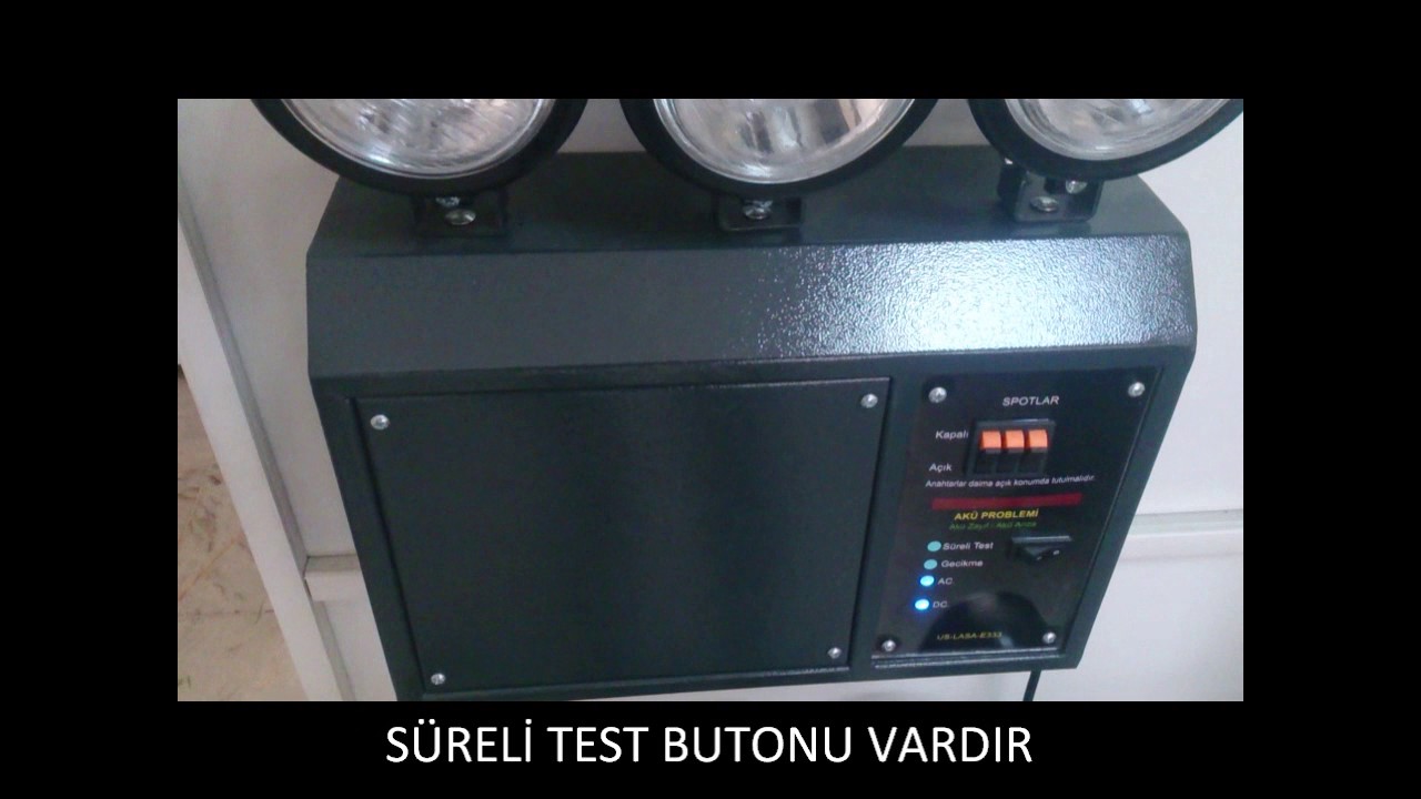 Acil Aydınlatma Cihaz Tanıtımı