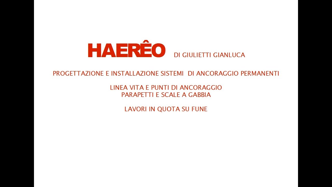 Lavori in fune smaltimento canna in amianto
