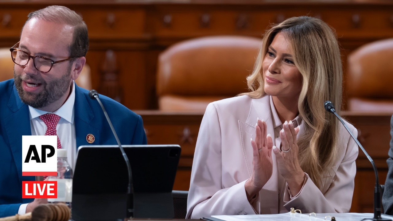 LIVE: Melania Trump attends committee meeting about foster care