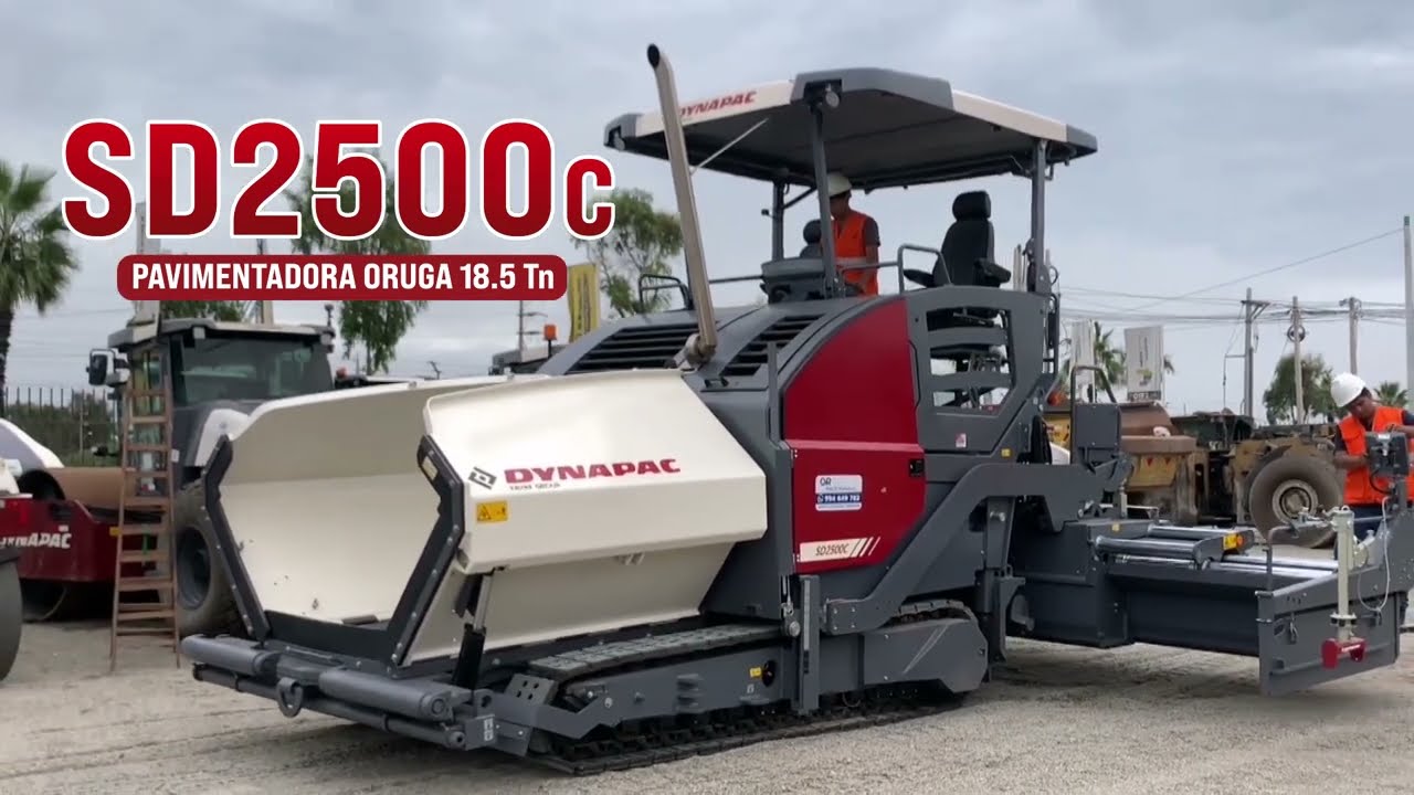 Pavimentadora Dynapac SD2500C