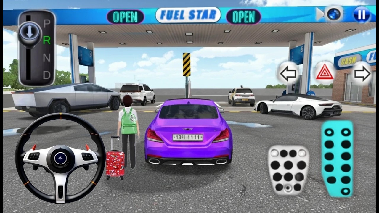 New Mecedes G63 stuck at Highway Gas station - 3D driving class 2026- Android Gameplay 2026
