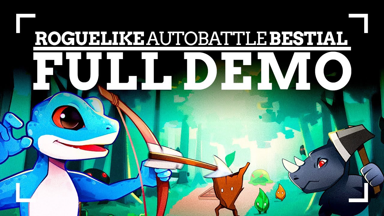 Un ROGUELIKE AUTOBATLE Bestial | BEAN BEASTS - FULL DEMO 🎮💪