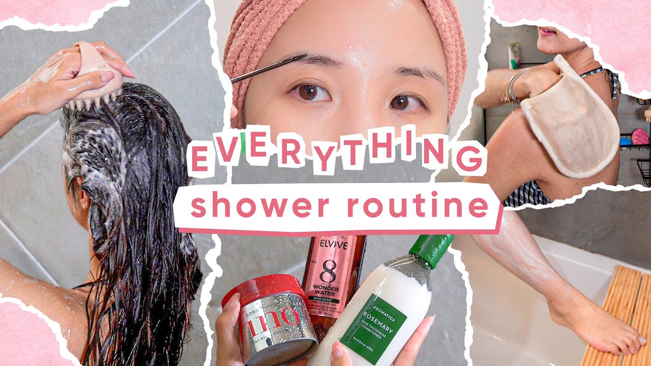 🚿 ИДЕАЛЬНАЯ процедура принятия душа: все для ухода за волосами и телом!