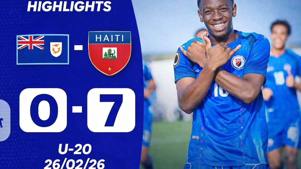 Haïti kraze Anguilla ||7:0|| medame yo kontinye ap antrene