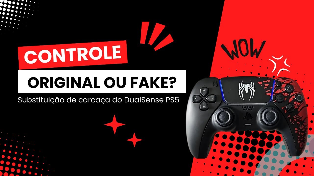 Substituindo Carcaça do Controle DUALSENSE PS5