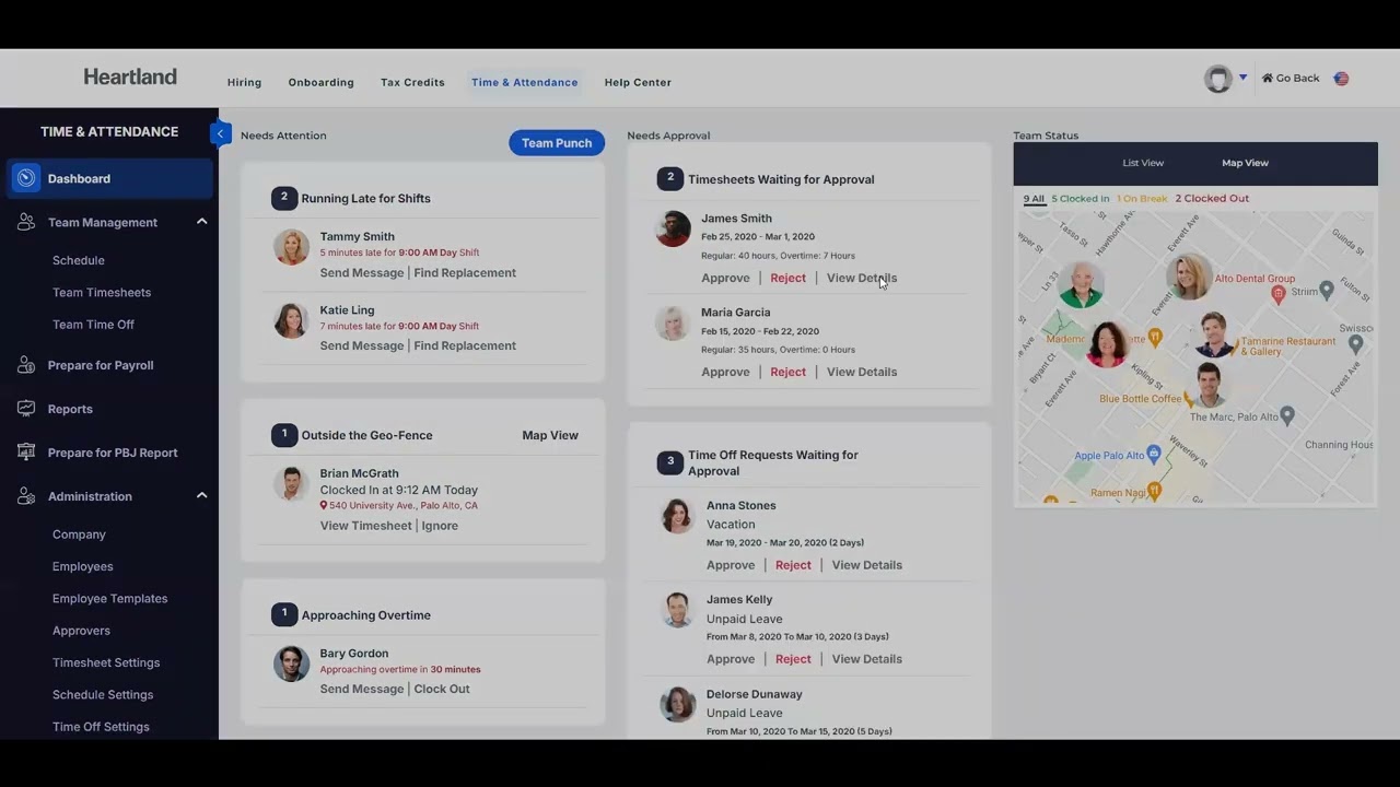 Heartland | Payroll+ Demo with Heartland Time