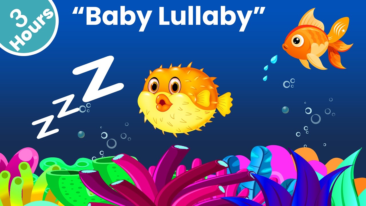 Bedtime Lullabies and Calming Undersea Animation Baby Lullaby Sleeping 🛌 #116